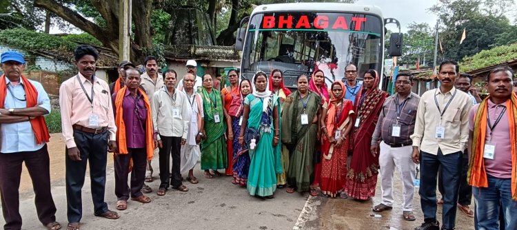 मुख्यमंत्री साय के विधानसभा क्षेत्र से 47 दर्शनार्थी करेंगे रामलला का दर्शन : मुख्यमंत्री राम लला दर्शन योजना के तहत दिलाया ला रहा योजना का लाभ
