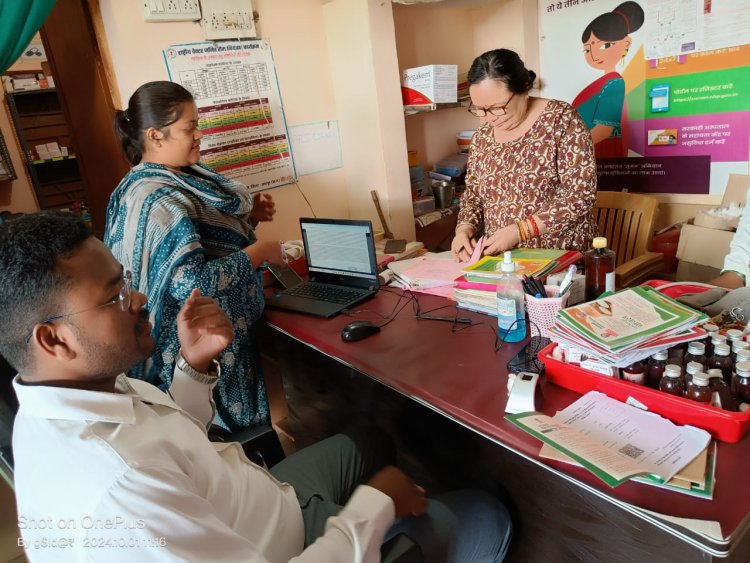 कलेक्टर डॉ. रवि मित्तल के निर्देश पर राजस्व एवं स्वास्थ्य विभाग की टीम ने जिले में संचालित स्वास्थ्य केंद्रो का किया निरीक्षण