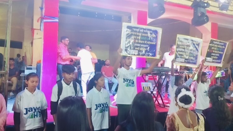 जय हो टीम की सराहनीय पहल : बाल विवाह रोकने डांडिया स्थल पर पहुंच लोगों को कर रहा जागरूक