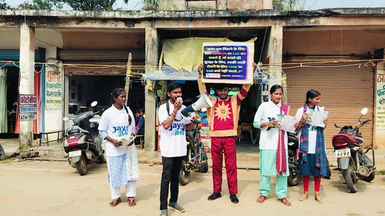 बाल विवाह रोकने शक्तिमान पहुंच रहा लोगों के बीच,जय हो टीम द्वारा चलाया जा रहा जागरूकता अभियान