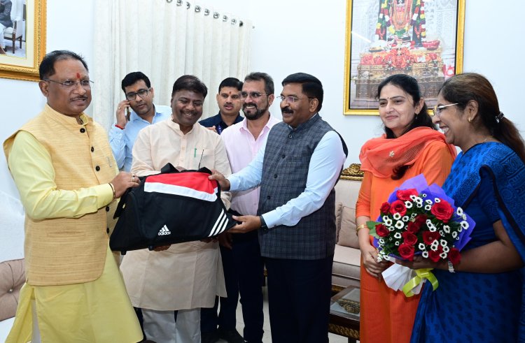 मुख्यमंत्री श्री विष्णु देव साय को 27 वें अखिल भारतीय वन खेलकूद प्रतियोगिता में शामिल होने का निमंत्रण मुख्यमंत्री ने आयोजन के लिए वन विभाग व समस्त प्रतिभागियों को दी बधाई