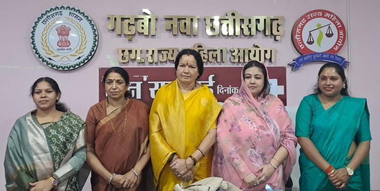 महिला आयोग में नियुक्त सदस्यों ने किया पदभार ग्रहण,   महिला आयोग की अध्यक्ष ने नवनियुक्त सदस्यों को दी बधाई
