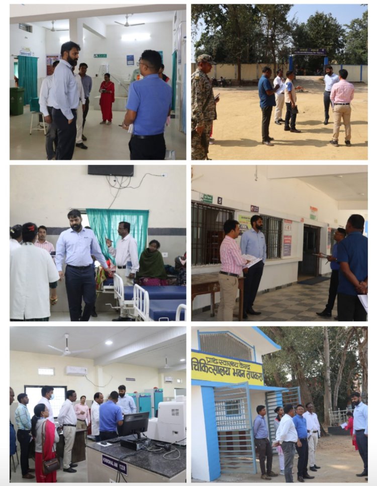 स्वास्थ सुविधा दुरुस्त करने एक्शन मोड में नजर आये कलेक्टर रोहित व्यास : सामुदायिक स्वास्थ्य केंद्र और प्राथमिक स्वास्थ्य केंद्र तपकरा का किया अकास्मिक निरीक्षण,होम्योपैथिक चिकित्सक को निलंबित करने दिया निर्देश