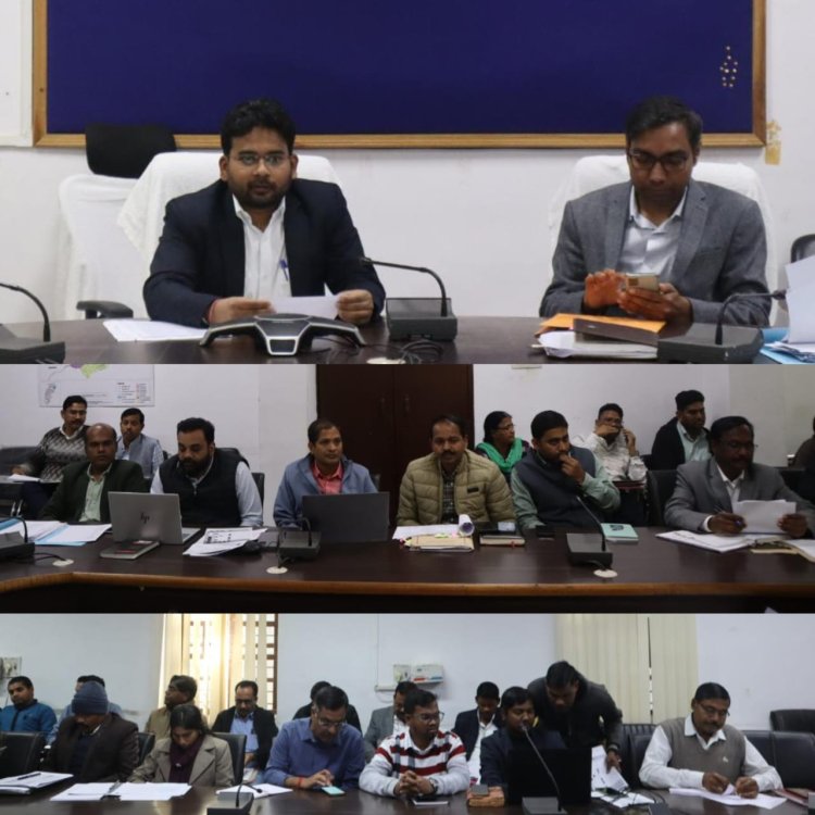 निर्माण एजेंसियों हेतु समीक्षा बैठक का हुआ आयोजन,  लंबित निर्माण कार्यों को समय सीमा में पूर्ण करने के दिए गए निर्देश