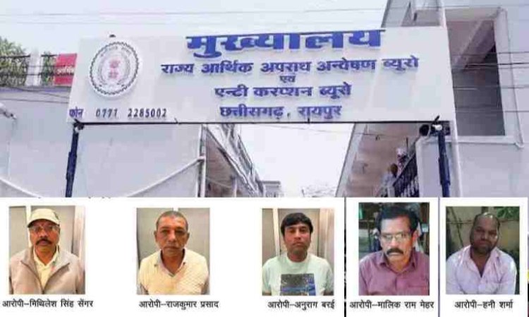 Chhattisgarh Breaking : एसीबी की बड़ी कार्रवाई...रिश्वत लेते BEO, प्राचार्य, दो बाबू और सहयोगी शिक्षक गिरफ्तार...पढ़ें पूरी समाचार