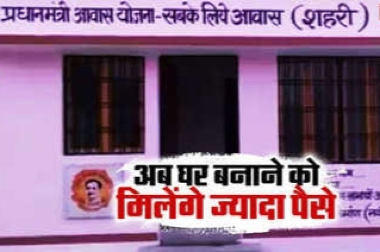 PM Awas Yojana Breaking : सरकार ने बढ़ाई पीएम आवास योजना की राशि...घर बनाने के लिए अब मिलेंगे ज्यादा पैसे...जानें कितनी हुई वृद्धि...पढ़ें पूरी खबर
