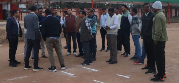 अपर कलेक्टर ने गणतंत्र दिवस की तैयारी किया निरीक्षण
