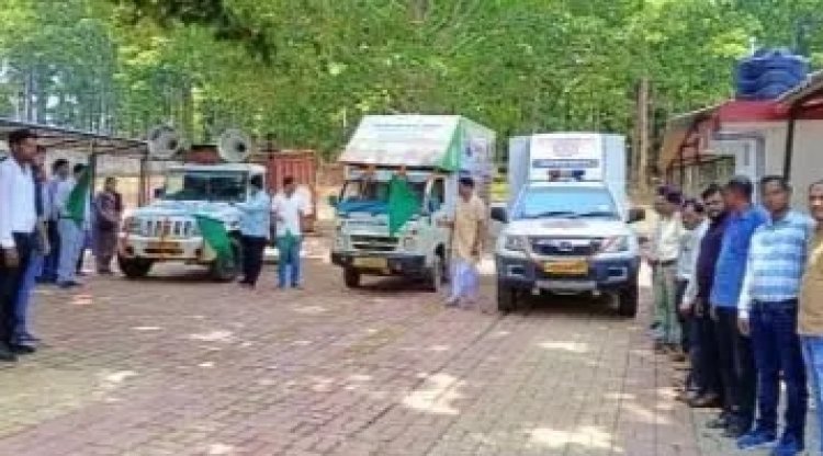 Jashpur News : बगीचा से विकसित कृषि संकल्प अभियान के तहत कृषि रथ रवाना..पढ़ें पूरी ख़बर