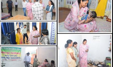 महिलाओं एवं बच्चों के संरक्षण संबंधित विभागीय संस्थाओं में व्यवस्थाओं का जायजा लेने आकस्मिक निरीक्षण पर पहुंची महिला बाल विकास मंत्री लक्ष्मी राजवाड़े,दिया महत्वपूर्ण निर्देश