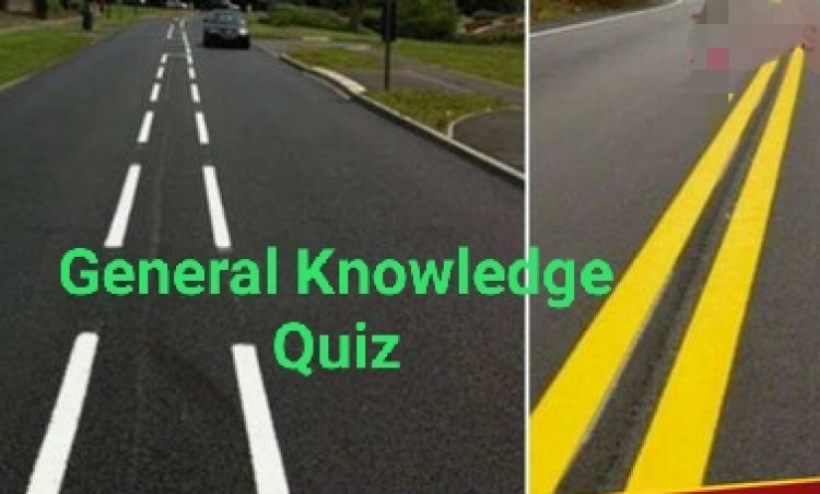 General Knowledge Quiz : क्या आप जानते हैं सड़क पर बनी सफेद और पीली लाइन का मतलब?.जाने पूरी जानकारी
