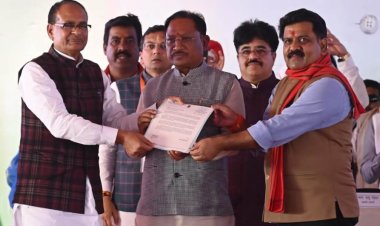 केंद्रीय मंत्री चौहान ने किया छत्तीसकला ब्राण्ड व डिजिटल फाइनेंस बुकलेट का विमोचन