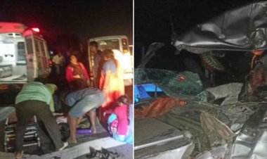 तीर्थयात्रा पर निकली एमयूवी का हादसा चार की मौत