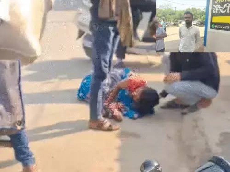 बिलासपुर में एक इंस्पेक्टर ने अपनी कार से पैदल जा रही महिला को टक्कर मार दी, जिससे महिला बुरी तरह घायल हो गईं