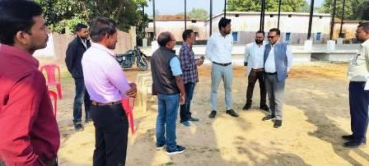 कमिश्नर दुग्गा ने एसआईआर कार्य व भगोरा के धान खरीदी केंद्र का किया निरीक्षण