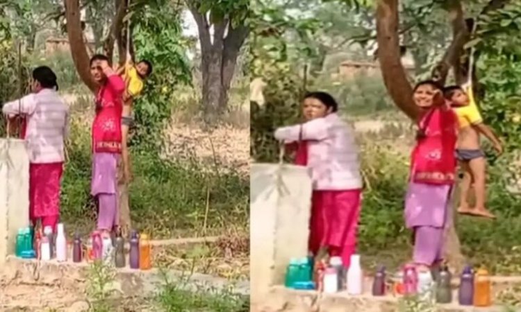 बच्चे को पेड़ से लटकाने के मामले में दोषी शिक्षिका बर्खास्त,स्कूल पर भी लटकी तलवार, हाईकोर्ट ने शिक्षा सचिव से मांगा हलफनामा