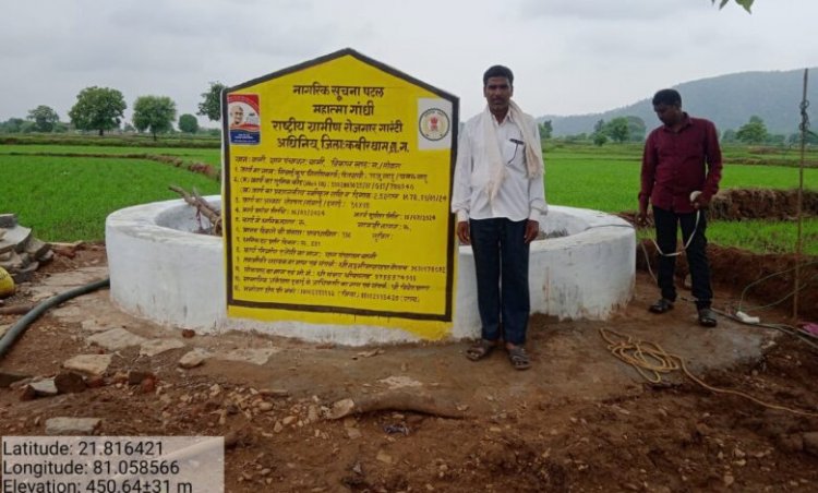 सिंचाई कूप के साधन ने बदली राजूलाल की किस्मत, महात्मा गांधी नरेगा से मिला सुखद परिणाम