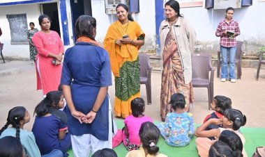 मंत्री राजवाड़े ने किया बाल संप्रेषण गृहों का व्यापक निरीक्षण