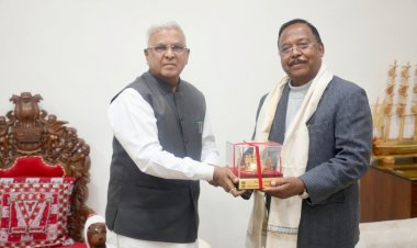 मंत्री नेताम ने मध्यप्रदेश के राज्यपाल से की सौजन्य मुलाकात