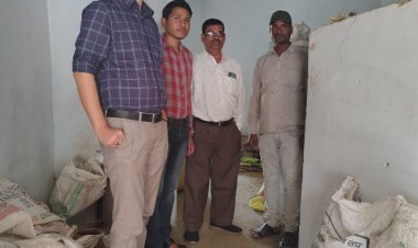 संयुक्त टीम ने बिचौलिए से 24.99 लाख मूल्य के 1055 क्विंटल अवैध धान किया जब्त