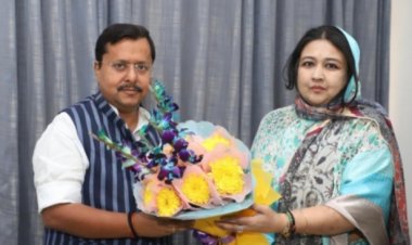 *बीजेपी के राष्ट्रीय कार्यकारी अध्यक्ष नितिन नवीन  से दिल्ली निवास मे प्रियवन्दा सिंह जूदेव ने मुलाक़ात कर दी शुभकामनायें*