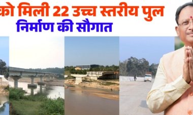 *जिले के 22 नदियों मे बनेगा उच्च स्तरीय पुल का निर्माण,,,बारिश मे भी नही थमेगा आवागमन,,,CM विष्णुदेव साय की बड़ी सौगात*