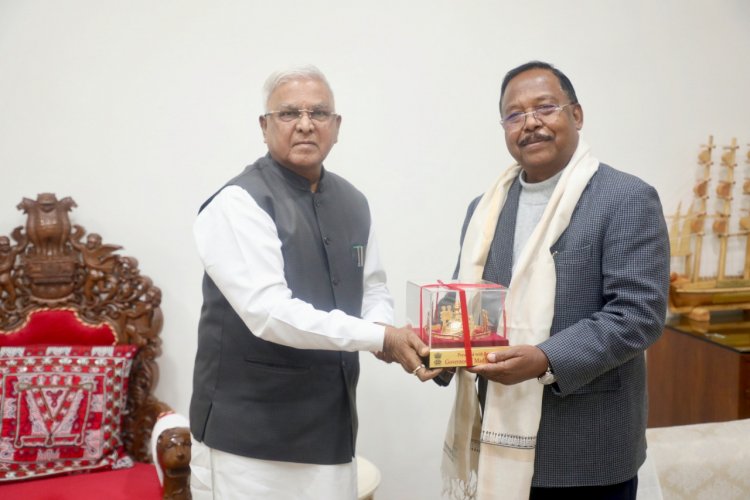 मंत्री नेताम ने मध्यप्रदेश के राज्यपाल से की सौजन्य मुलाकात