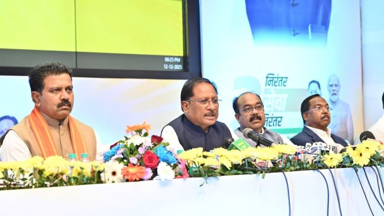 शासन की जनकल्याणकारी योजनाओं से समग्र विकास की ओर तेजी से आगे बढ़ रहा है छत्तीसगढ़ - मुख्यमंत्री विष्णु देव साय