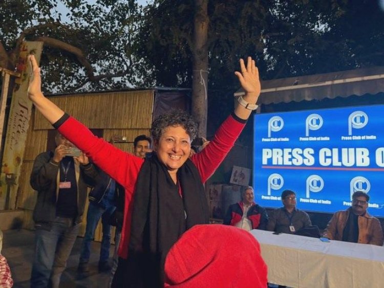 संगीता बरुआ प्रेस क्लब ऑफ इंडिया की पहली महिला अध्यक्ष चुनी गईं