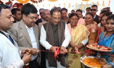 *मुख्यमंत्री श्री विष्णुदेव साय ने 3.34 करोड़ रुपये की लागत से निर्मित 9 विकास कार्यों का किया लोकार्पण तो 107.13 करोड़ लागत के 37 विकास कार्यों का किया भूमिपूजन*