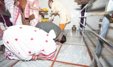 *मुख्यमंत्री विष्णुदेवसाय ने पमशाला स्थित राधा-कृष्ण मंदिर में की पूजा-अर्चना*