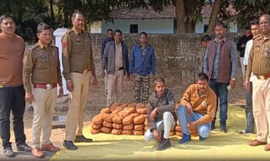 कार से गांजा तस्करी, 55 लाख से ज्यादा का माल जब्त, 2 गिरफ्तार