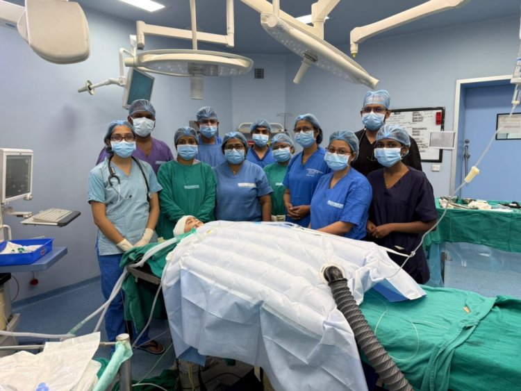 एम्स रायपुर में स्मार्ट नेविगेशन तकनीक से पहली द्विपक्षीय क्रमिक कॉक्लियर इम्प्लांट सर्जरी सफल