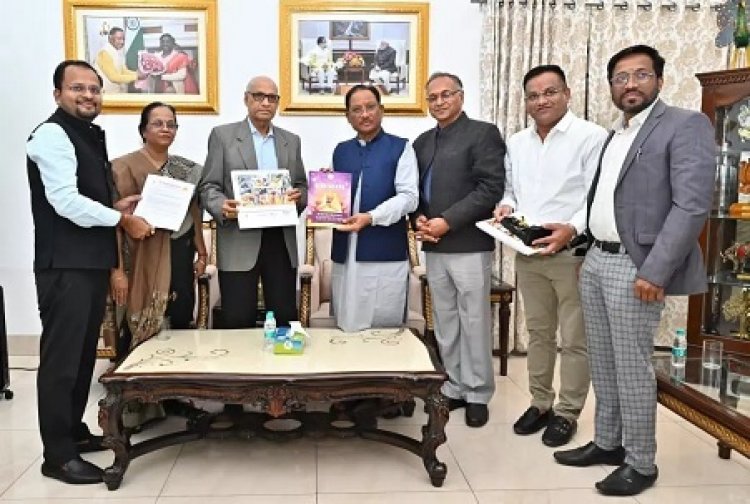 पूर्व राज्यपाल रमेश बैस ने मुख्यमंत्री विष्णुदेव साय से की सौजन्य मुलाकात