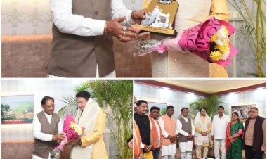 त्रिवेणी संगम पर आस्था, संस्कृति और अध्यात्म का दिव्य संगम, मुख्यमंत्री विष्णुदेव साय ने किया सम्मान