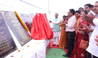 मंत्री कश्यप ने नारायणपुर में 65 करोड़ 96 लाख से अधिक के विकास कार्यों का किया भूमिपूजन