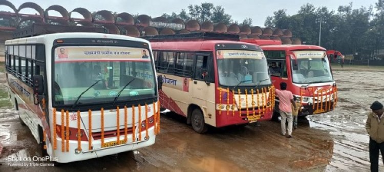 मुख्यमंत्री ग्रामीण बस योजना से सुगम हुआ दूरस्थ अंचलों का सफर