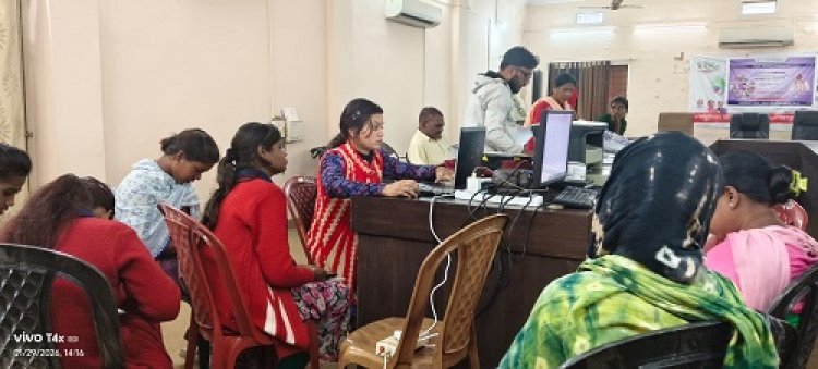 नगरीय क्षेत्रों में श्रम योगी मानधन योजना के तहत पंजीयन शिविर जारी