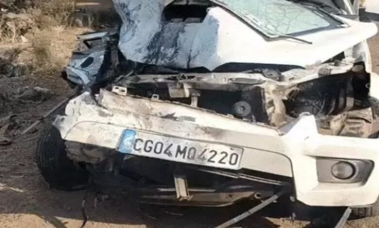 रॉन्ग साइड आकर ट्रेलर ने स्कॉर्पियो को मारी टक्कर, 4 की मौत