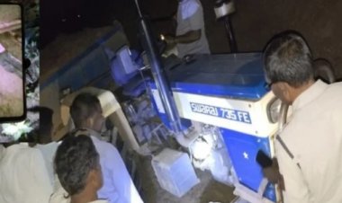 CG ACCIDENT: अवैध रेत उत्खनन के दौरान बड़ा हादसा, ट्रैक्टर के नीचे दबकर युवक की मौत