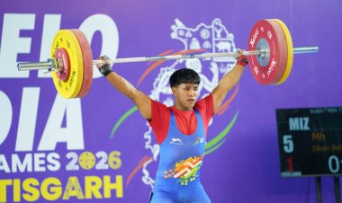 खेलो इंडिया ट्राइबल गेम्स 2026 : रायपुर में भारोत्तोलन का धमाकेदार जलवा, पूर्वाेत्तर के सितारों ने रचा इतिहास