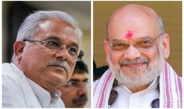 शाह बोले-कांग्रेस सरकार ने नक्सलवादियों को बचाकर रखा,बघेल बोले- सरासर झूठ, सबूत हो तो सार्वजनिक करें