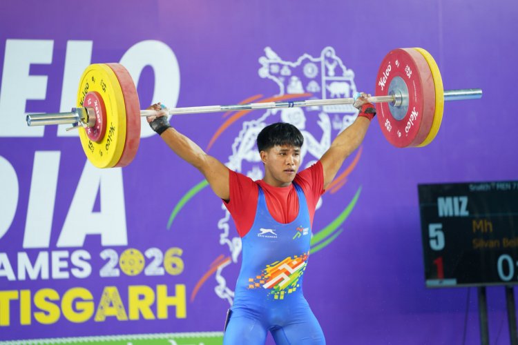 खेलो इंडिया ट्राइबल गेम्स 2026 : रायपुर में भारोत्तोलन का धमाकेदार जलवा, पूर्वाेत्तर के सितारों ने रचा इतिहास