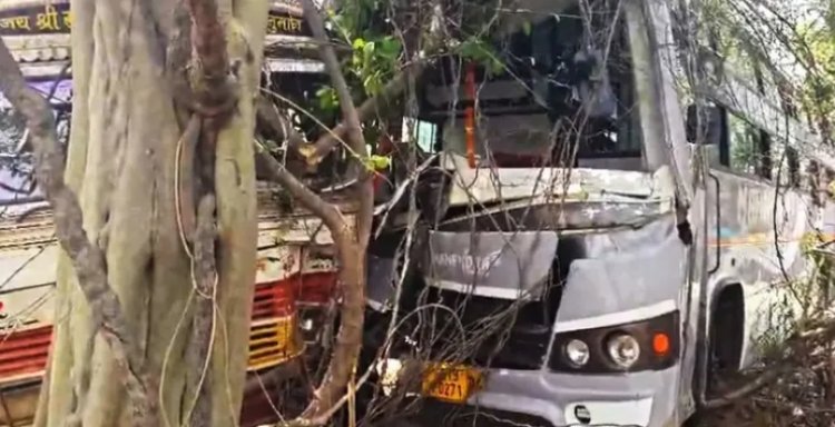 CG ACCIDENT BREAKING : NH-30 पर बस-ट्रक भिड़ंत में कई घायल