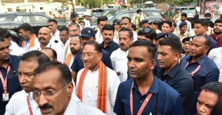 NARI SHAKTI RALLY : महिला आरक्षण मुद्दे पर सड़कों पर उतरी हजारों महिलाएं, CM साय भी शामिल