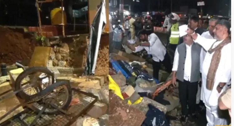 बेंगलुरू में अस्पताल की दीवार गिरने से 7 की मौत, कई घायल,