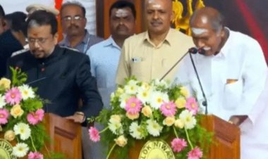 PUDUCHERRY OATH CEREMONY: एन. रंगासामी ने 5वीं बार ली पुडुचेरी के मुख्यमंत्री पद की शपथ!
