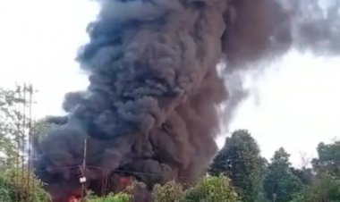 RAIGARH FIRE : छातामुड़ा में कबाड़ दुकान बनी आग का गोला!