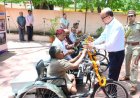 राज्यपाल ने दिव्यांग पुनर्वास केंद्र माना कैंप का किया अवलोकन