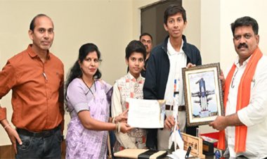 इसरो के युविका कार्यक्रम के लिए चयनित अभिषेक से मिले उप मुख्यमंत्री शर्मा, दी शुभकामनाएं