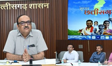 मुख्य सचिव विकासशील ने सुघ्घर छत्तीसगढ़ अभियान की तैयारियों की अधिकारियों से ली जानकारी….